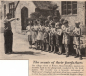 Preview: Zeitungsausschnitt 1956 Dorfschule von Bibury