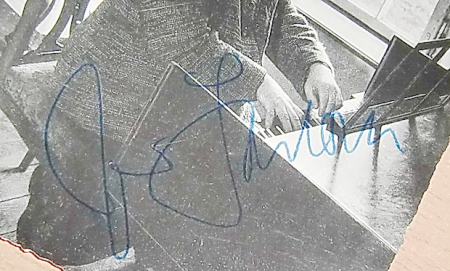 Peter Harlan Autogramm