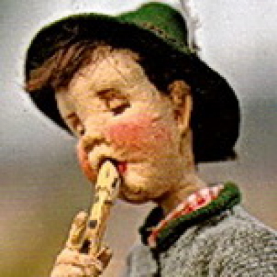 Elli Riehl Puppen - Flötenspieler