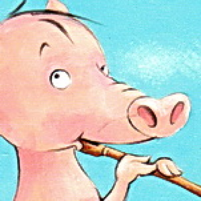 Flöten-Schwein