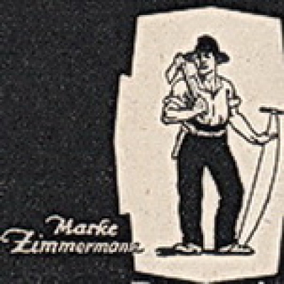 Zimmermann 1924 Zeitungswerbung