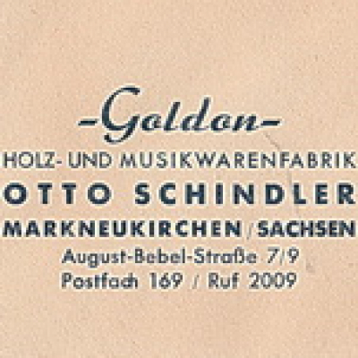 Briefumschlag Goldon 1954 Fehlfarbe