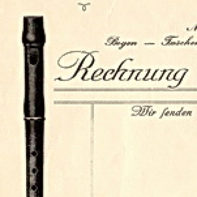 Rechnung 1937, Musikinstrumente