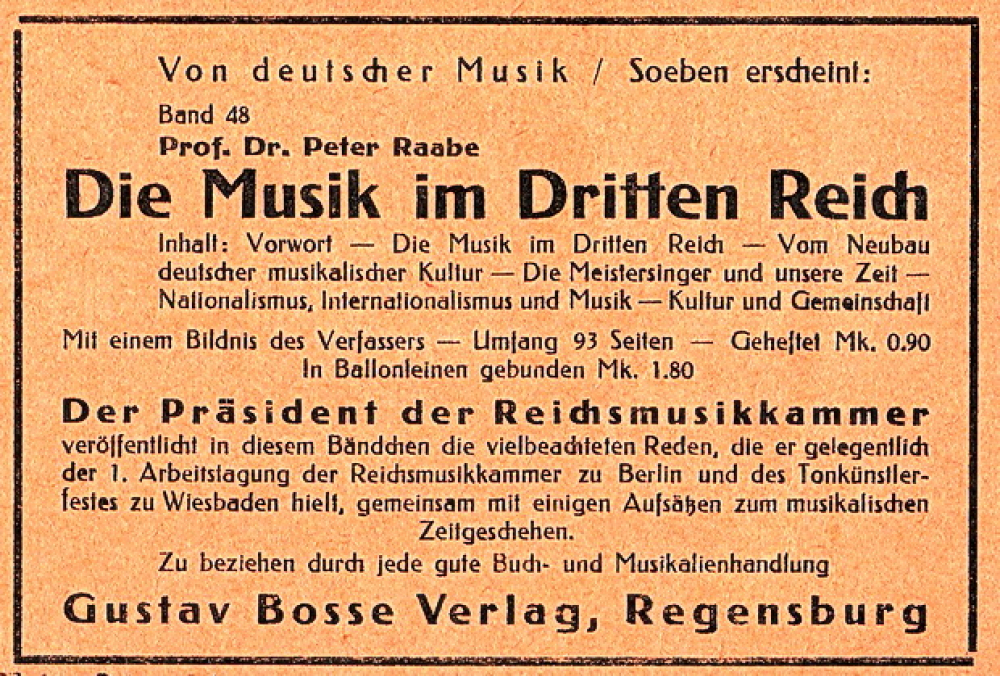 Bosse Verlag 1935